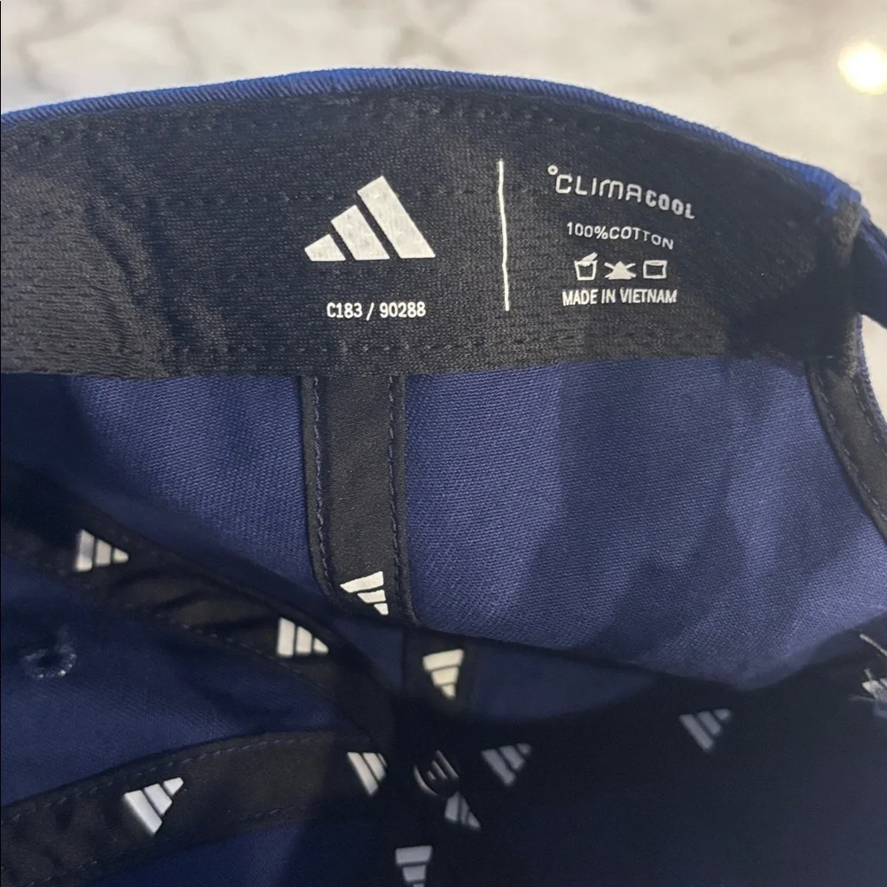 Adidas Navy Cap with Silver Logo